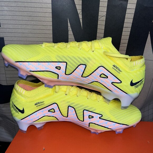 NEW Nike Zoom Vapor 15 Elite FG Yellow Strike Sunset DJ4978-781 Men Size 7 main image 8